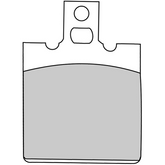 Pastiglie Freno Ferodo Platinum Road FRP416P Posteriore per HONDA CRM 125 R 125 1997 - 1999